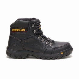 Caterpillar Outline Steel Toe Work Férfi Bakancs Fekete, HU-C074